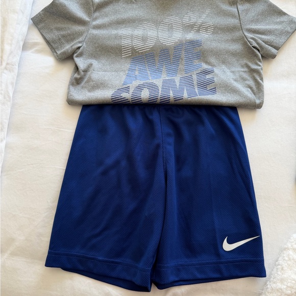 Under Armour Kids' Active Tee - Neon Yellow/Gray/Teal - Picture 4 of 6